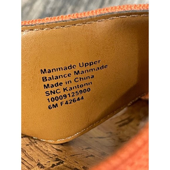 STYLE & CO Womens Open Toe Leather Slip On Platform Wedge Sandals Cork Size 6 - Picture 11 of 12